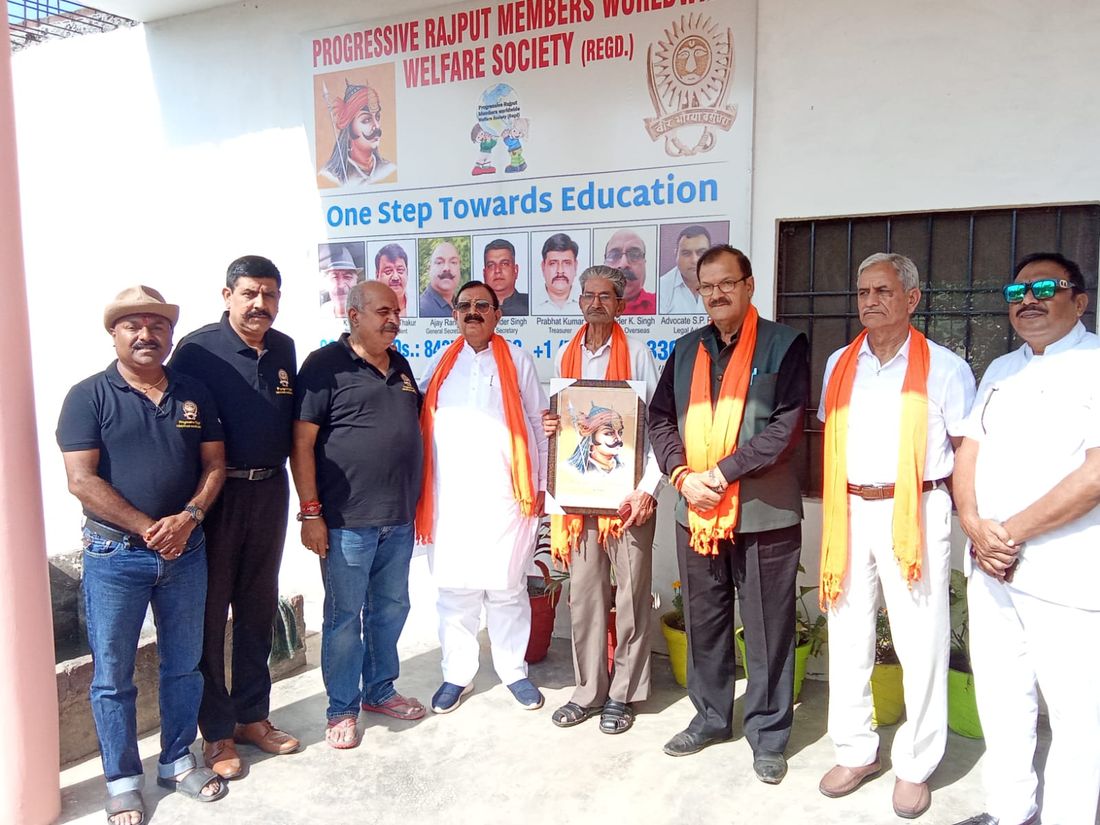 Members and guests at a society programme